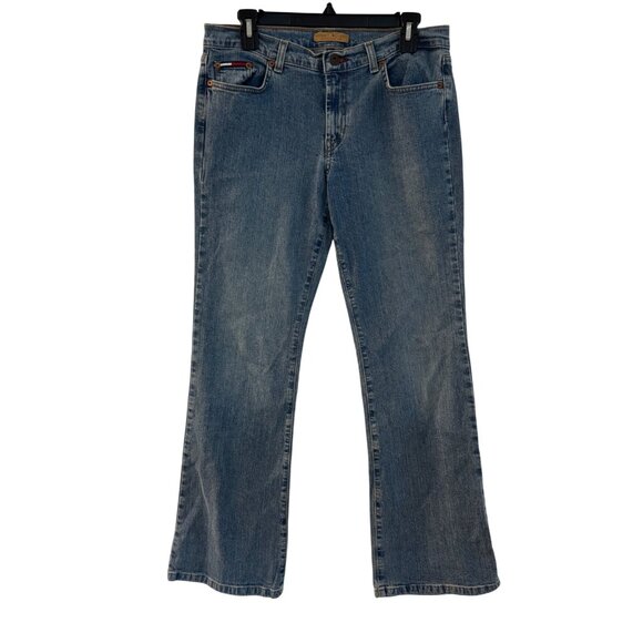 Tommy Hilfiger Denim - Tommy Hilfiger Vintage Women’s Jeans Size 11/32 Blue Denim Bootcut Stretch